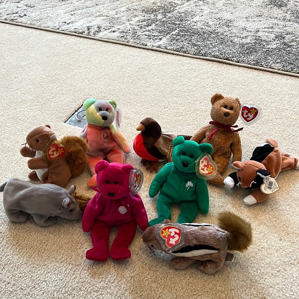 Ty Beanie Baby Lot of 9!